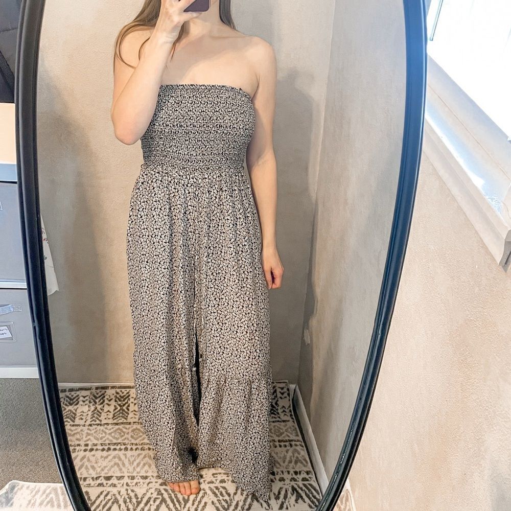 Free People Little of Your Love Strapless Jumpsuit M - Picture 10 of 10